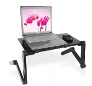 Polohovatelný stolek pro notebook Laptop Table - černý