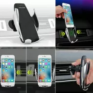 Univerzální držák na mobil do auta s funkcí bezdrátového nabíjení