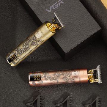 Profesionální kovový zastřihovač vlasů VGR V-076 na USB nabíjení
